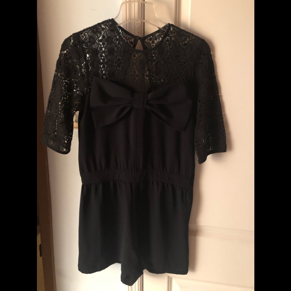 ASOS Black Lace Romper